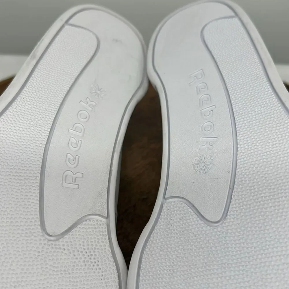 Reebok Shoes W 10.5 Club C Clean White Pink Tennis Pickleball Court Sneakers 80s